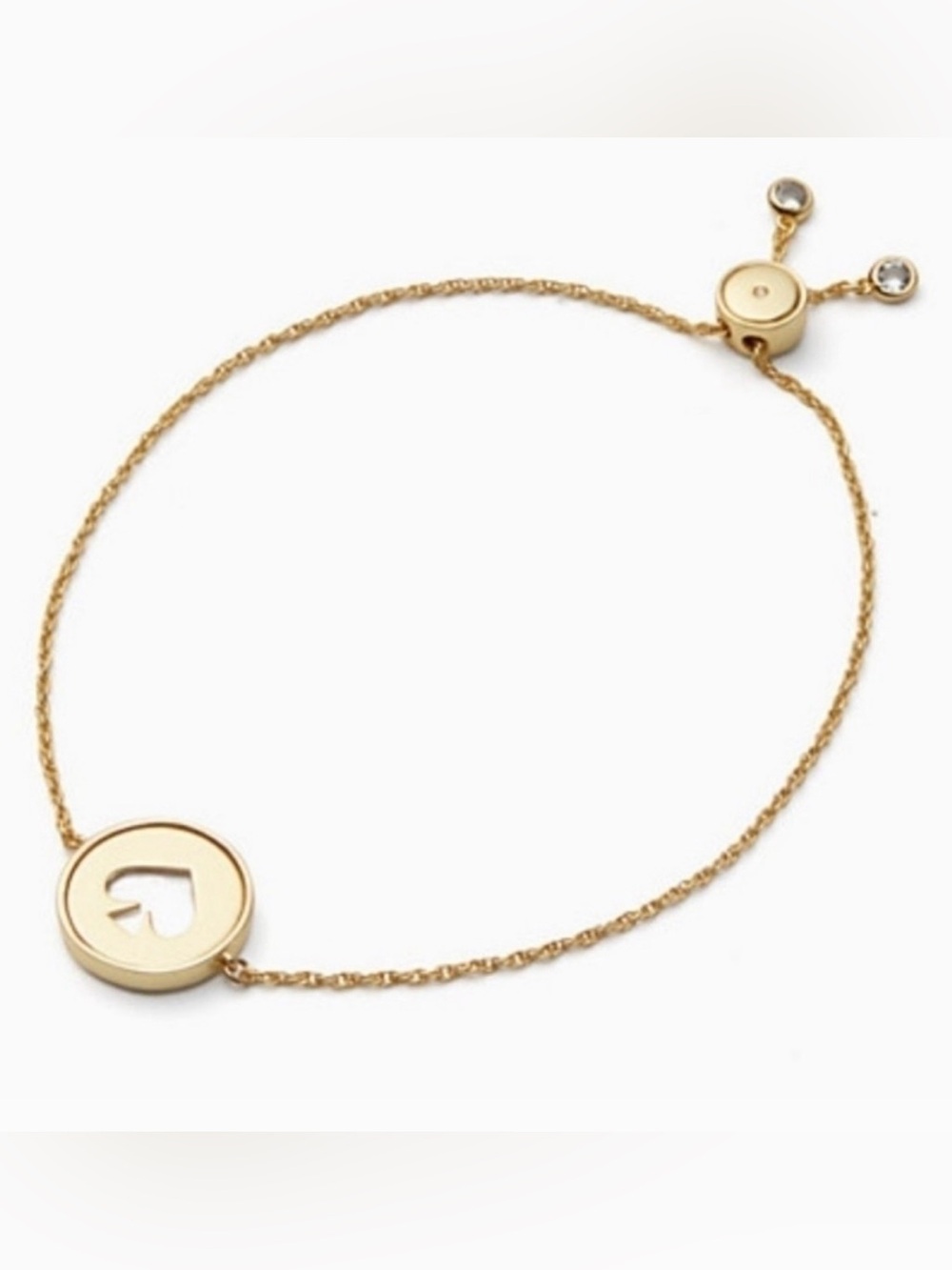 Kate Spade Gold Adjustable Slider Bracelet